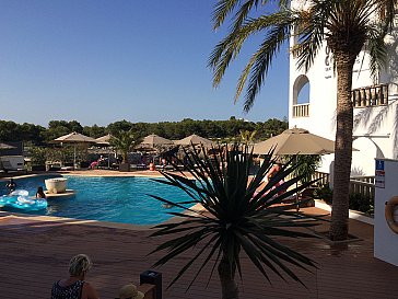 Ferienwohnung in Porto Colom - Aussicht von der Terrasse