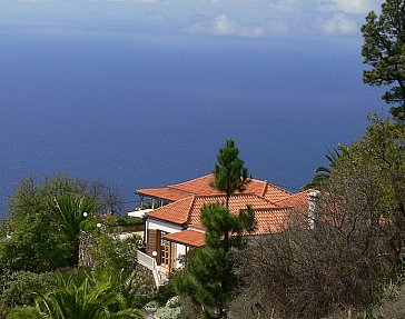 Ferienhaus in Tijarafe - Villa und Atlantik