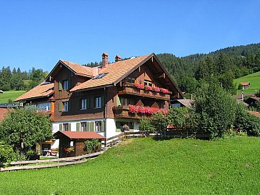 Ferienwohnung in Bad Hindelang - Gästehaus Wittwer im Sommer