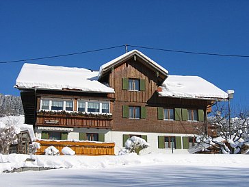 Ferienwohnung in Bad Hindelang - Gästehaus Wittwer im Winter