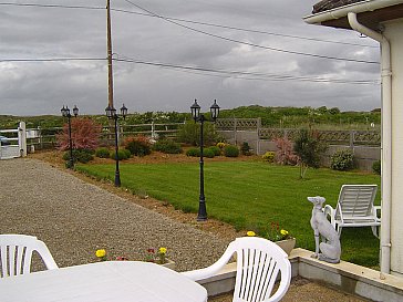 Ferienhaus in Saint-Lô-d'Ourville - Der Garten mit Dünenblick