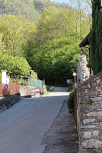 Ferienwohnung in Porto Valtravaglia - Wanderweg nach San Michele