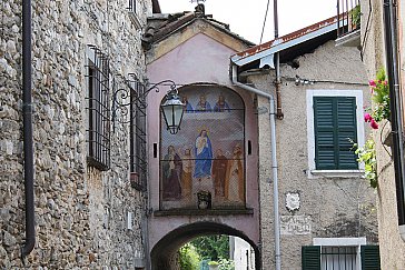 Ferienwohnung in Porto Valtravaglia - Historisches Gemälde in der Via San Rocco