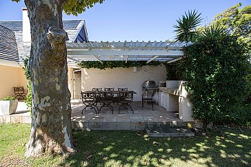 Ferienhaus in Kapstadt-Tokai - Villa Karibu - Grillecke / Terrasse