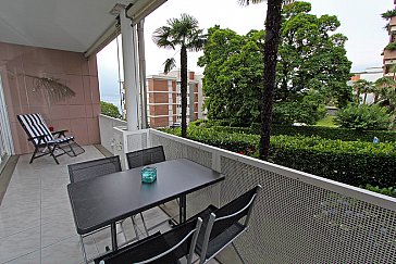 Ferienwohnung in Minusio - Terrasse