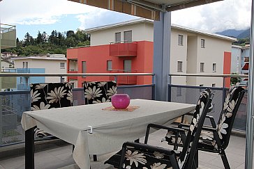 Ferienwohnung in Losone - Grosszügiger Balkon