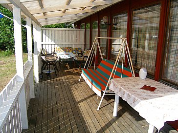 Ferienhaus in Figeholm - Terrasse