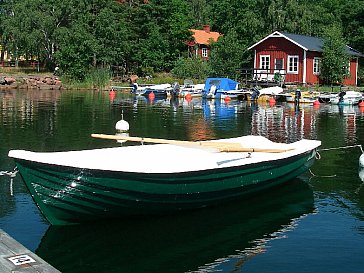 Ferienhaus in Figeholm - Boot am eigenen Stegplatz