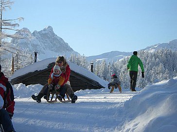 Ferienwohnung in Rieden am Forggensee - Schlittenfahrt vom Salober