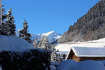 Ferienwohnung in Mittelberg - Blick Richtung Güntlispitze