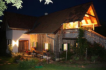 Ferienhaus in Kirchberg an der Raab - Winzerhaus bei Nacht
