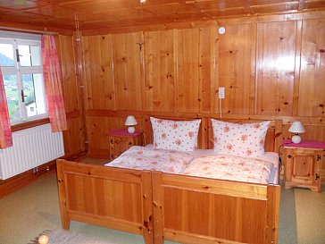 Ferienwohnung in Silbertal - 1 Schlafzimmer mit Doppelbett