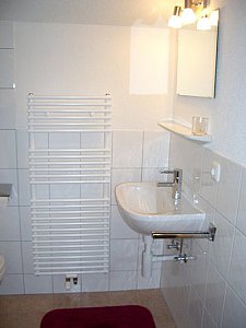 Ferienwohnung in Silbertal - Dusche mit WC