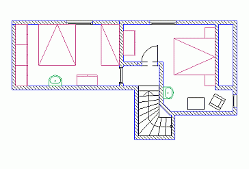 Ferienwohnung Grundrissplan 2