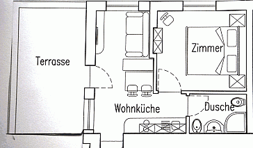 Ferienwohnung Grundrissplan 1