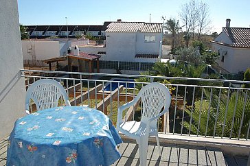 Ferienhaus in Riomar, Riumar - Balkon oben