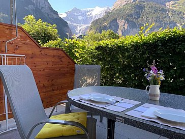 Ferienwohnung in Grindelwald - Sitzplatz