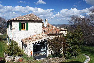 Ferienhaus in Arcevia - Haus von aussen