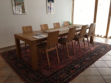 Ferienwohnung in Grächen - Esszimmer