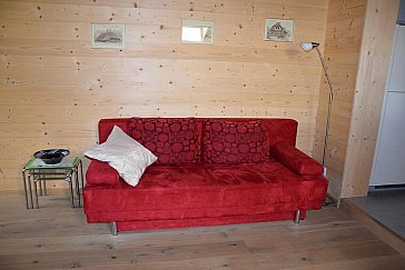 Ferienwohnung in Oberwil - Sofa Wohnzimmer ausziehbar