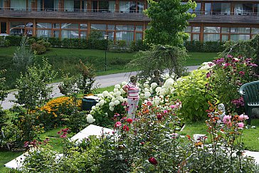 Ferienwohnung in Hirschegg - Garten