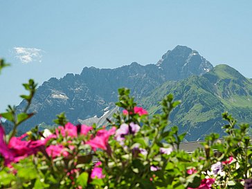 Ferienwohnung in Hirschegg - Ferienwohnung Widderstein Ausblick