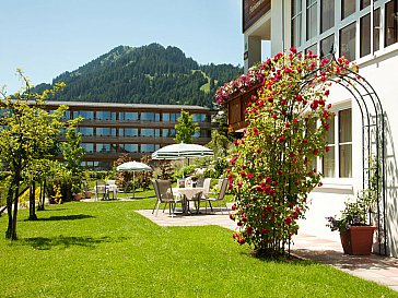 Ferienwohnung in Hirschegg - Terrasse