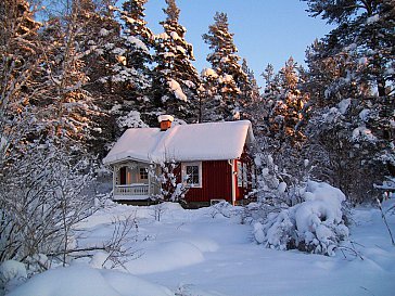 Ferienhaus in Rosenfors - Im Winter
