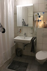 Ferienwohnung in Grächen - Badezimmer