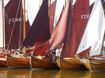 Ferienwohnung in Wieck - Zeesbootregatta