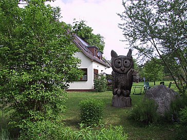 Ferienhaus in Rechlin - Haus von der Strasse aus S