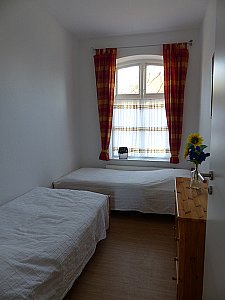 Ferienwohnung in St. Peter-Ording - Schlafzimmer mit 2 Einzelbetten