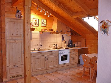 Ferienwohnung in Penk - Küche mit Essecke