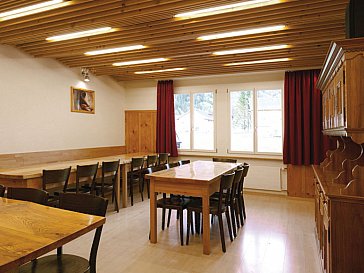 Ferienhaus in Engelberg - Der grosse Speise- und Aufenthaltsraum