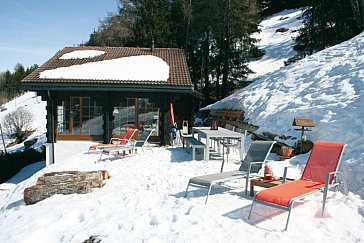 Ferienhaus in Haute-Nendaz - Sonnenterrasse an der Skipiste