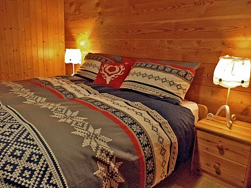 Ferienhaus in Blatten-Belalp - Blick in die Schlafzimmer