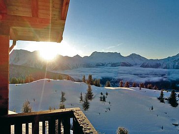 Ferienhaus in Blatten-Belalp - Grandioser Blick vom Balkon