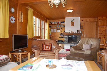 Ferienhaus in Bettmeralp - Der obere Wohnraum