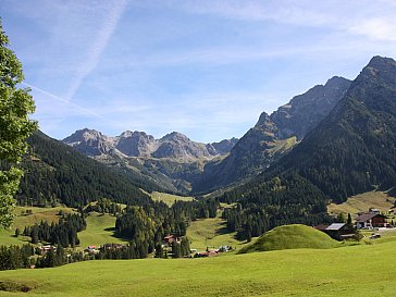 Ferienwohnung in Mittelberg - Bergblick