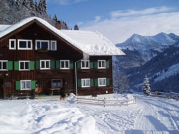 Ferienwohnung in Mittelberg - Panoramablick