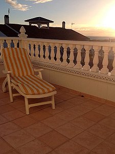 Ferienhaus in La Mata - Dachterrasse