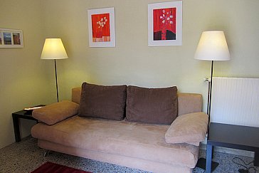 Ferienwohnung in Cannero Riviera - Wohnzimmer mit Bettsofa