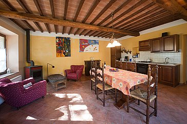 Ferienwohnung in Montieri - Die Wohnküche vom Fienile 1