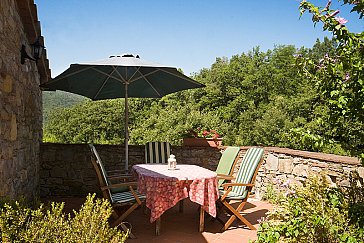 Ferienwohnung in Montieri - Die Terrasse Fienile 1