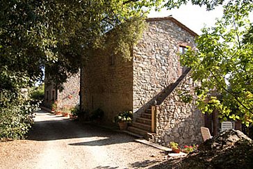 Ferienhaus in Montieri - Der Aufgang zum La Colombaia