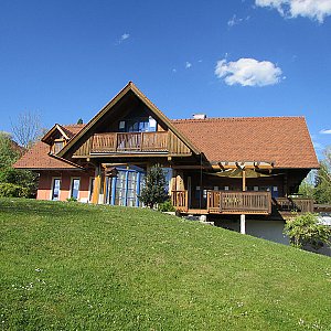 Ferienhaus in St. Stefan ob Stainz - Blick aus dem Weingarten