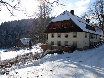 Ferienwohnung in Hinterzarten - Unser Haus im Winter