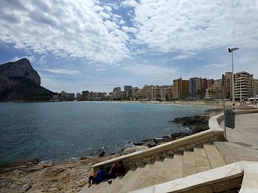 Ferienhaus in Calpe - Die Strandpromenade von Calpe