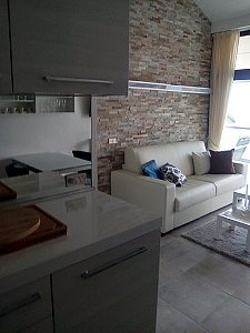 Ferienwohnung in Cuasso al Monte - Blick von Küche in Wohnzimmer