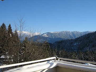 Ferienwohnung in Flims - Aussicht, Balkon